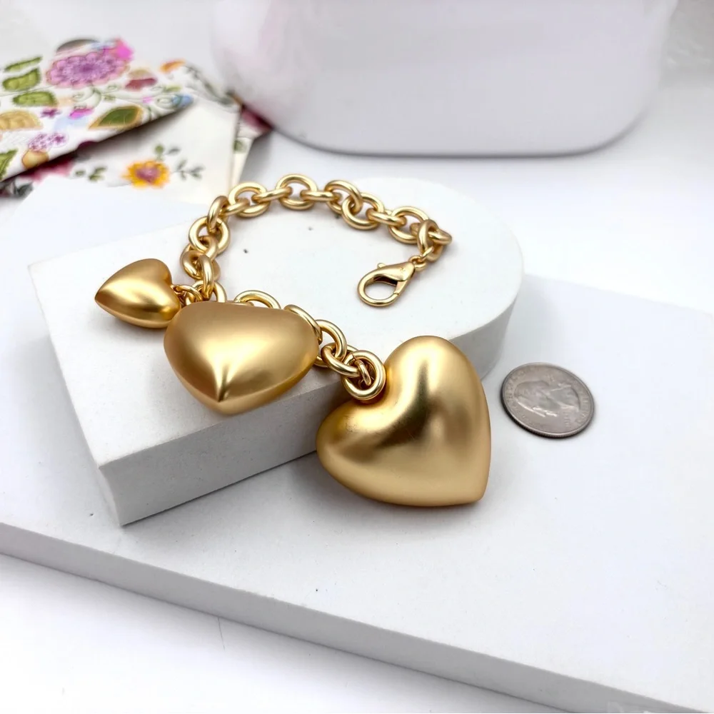 ROXANNE ASSOULIN The Puffy Heart Bracelet in Gold firm price - Picture 7 of 8
